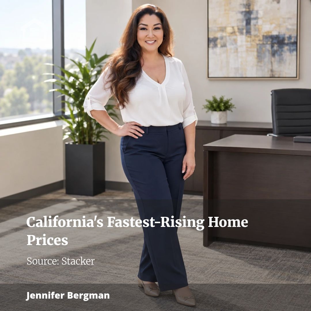 Cities with the fastest-growing home prices in California